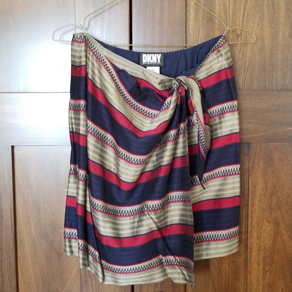 DKNY Vintage Wrap Skirt